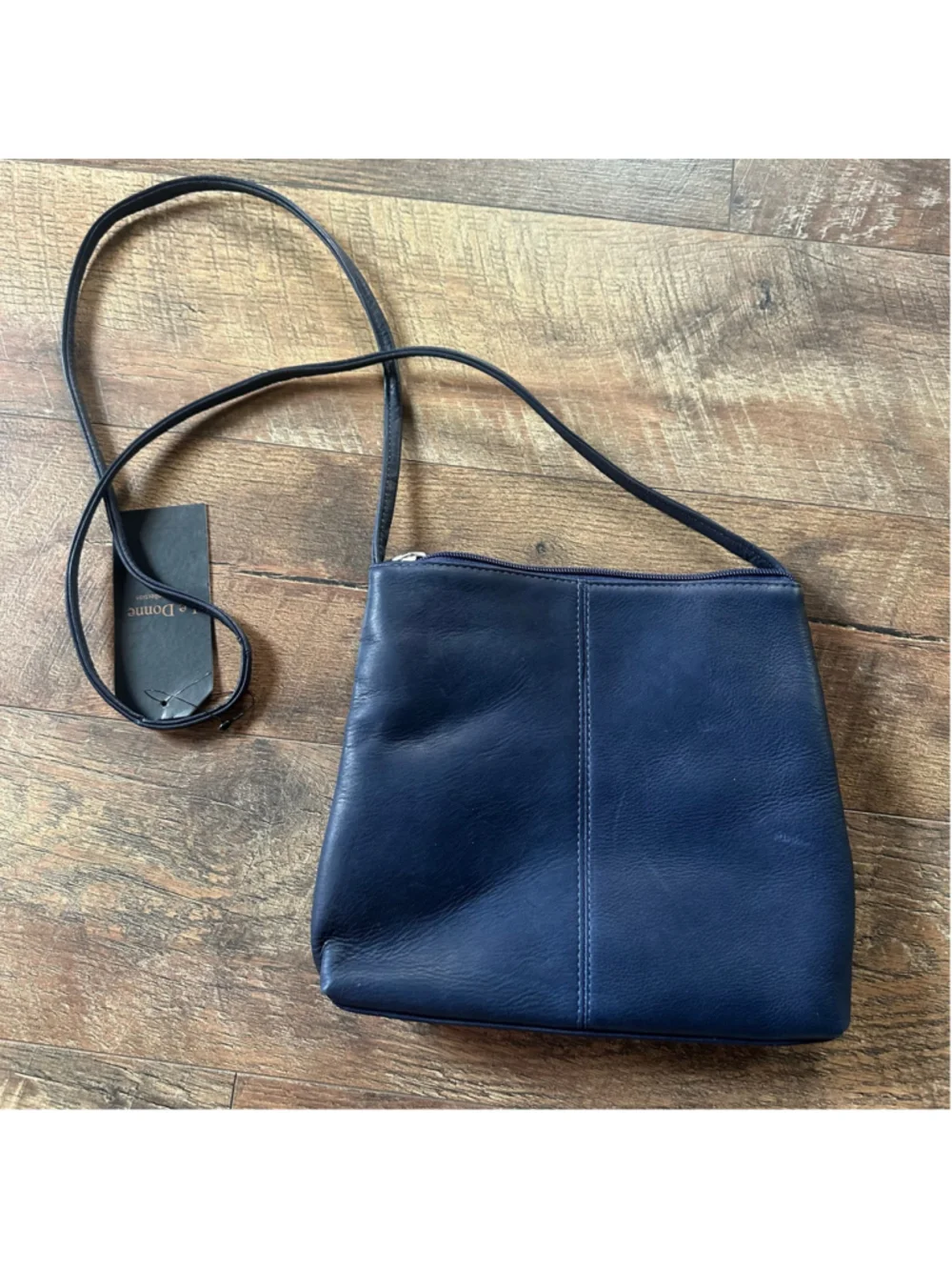 Women's Le Donne Leather Crossbody Bag Navy